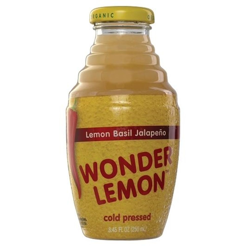 Wonder Lemon Wonderlemon Lemon Basil Jalapeno Juice, 8.45 Ounce -- 6 Per Case