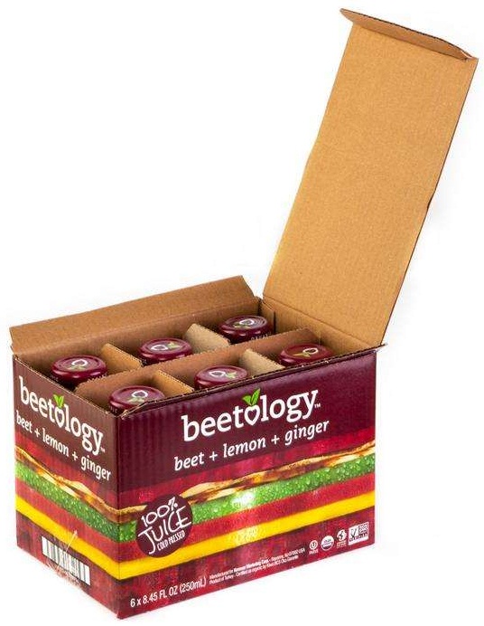 Beetology Beet Lemon And Ginger Juice, 8.45 Ounce -- 6 Per Case