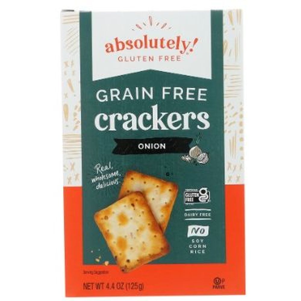 Absolutely Gluten Free Onion Crackers, 4.4 Ounce -- 12 Per Case