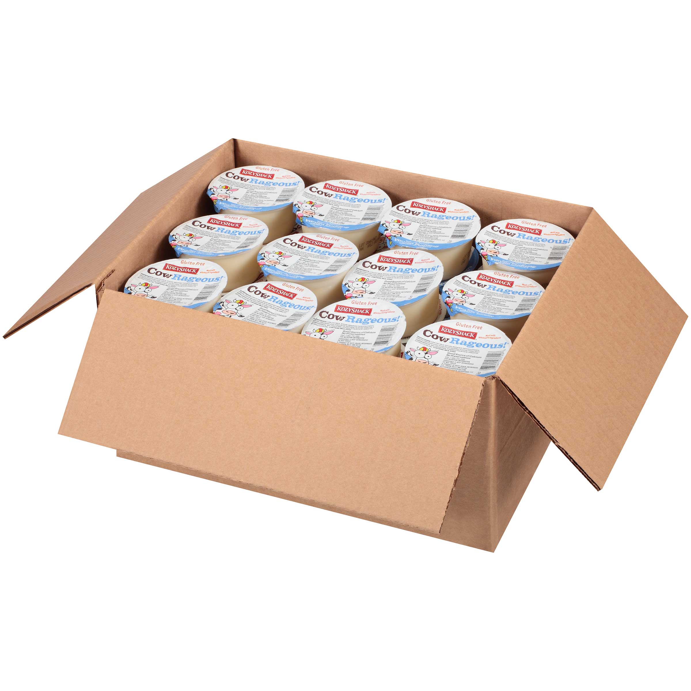Kozy Shack Cowrageous Vanilla Pudding, 3.75 Ounce -- 48 per case.