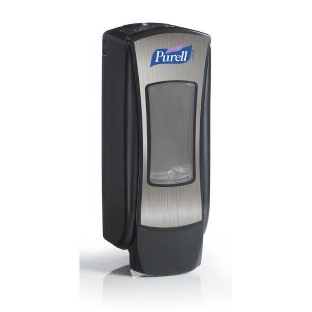 Purell Brushed Chrome And Black Manual Dispenser, 1250 Ml Capacity -- 6 Per Case