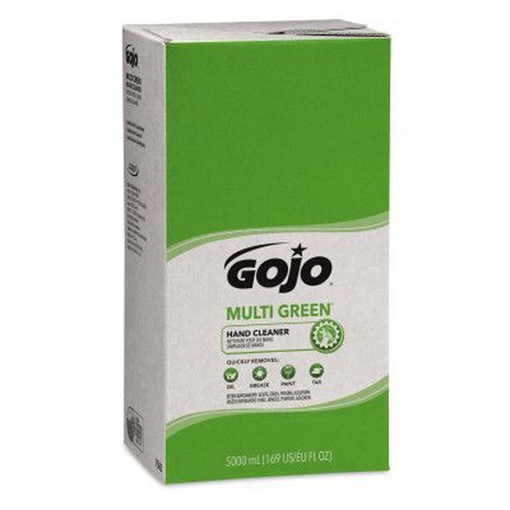 Limpiador De Manos Gojo Multi Green Con Aroma A Cítricos, Recarga De 5000 Ml -- 2 Por Caja