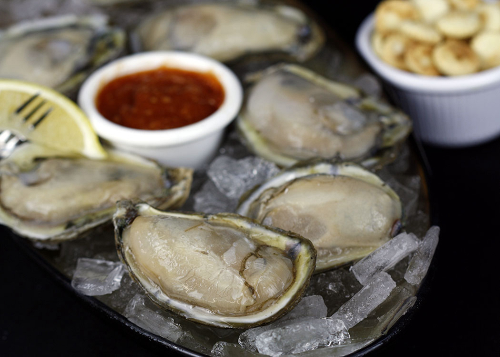 Handy Seafood 1/2 Shell East Coast Oyster -- 144 per case.
