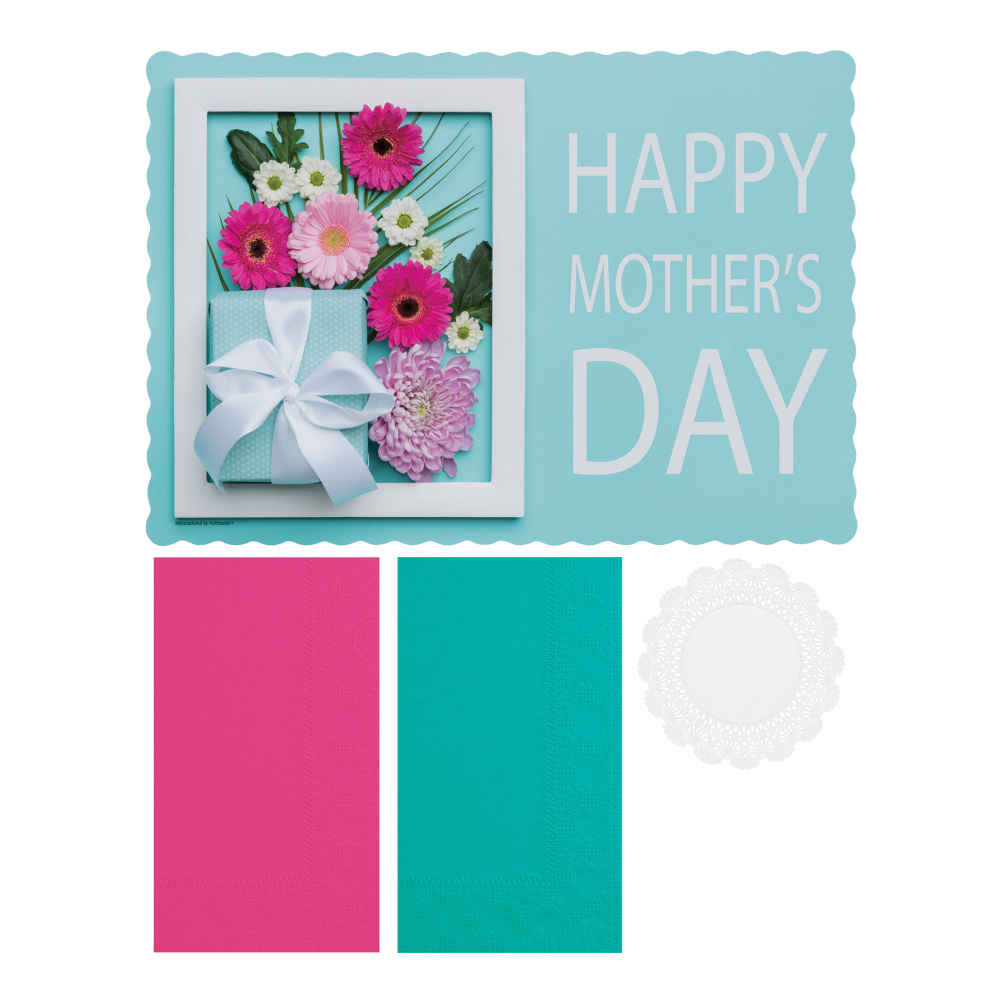 Hoffmaster Mothers Day Combo Pack With Doilies Kit -- 750 Per Case