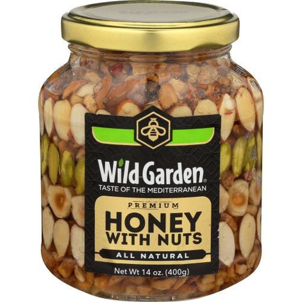 Wild Garden Honey With Nuts, 14 Ounce -- 6 Per Case