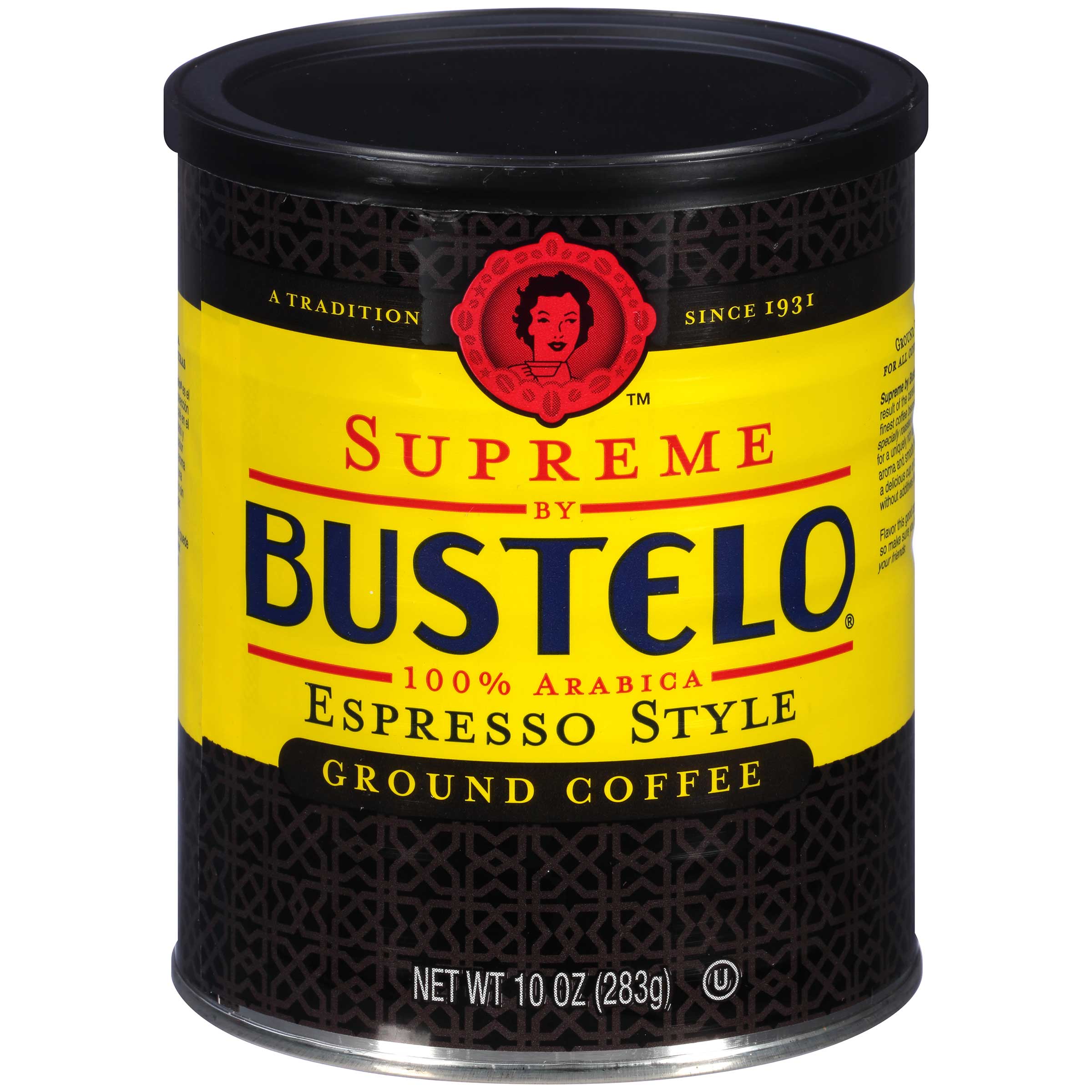 Cafe Bustelo Supreme Espresso Style Ground Coffee, 10 Ounce -- 12 Per Case