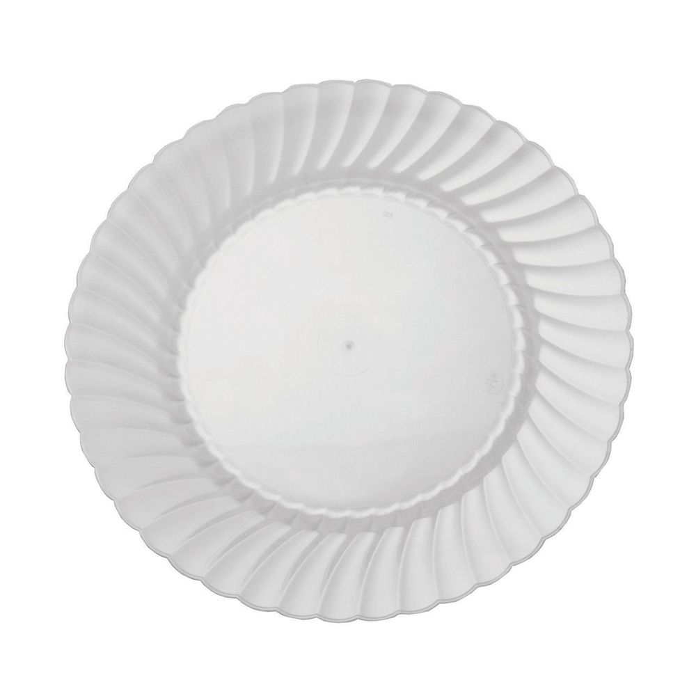 Plato Redondo De Poliestireno Transparente Wna Classicware, 9 Pulgadas -- 180 Por Caja