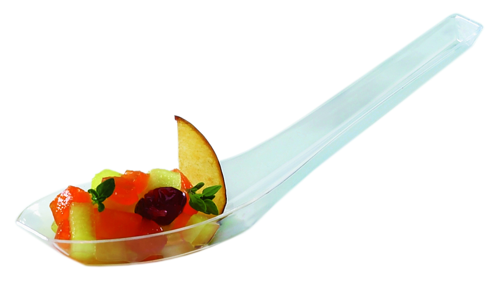 Wna Petites Polystyrene Clear Cutlery Asian Spoon, 5 Inch -- 200 Per Case
