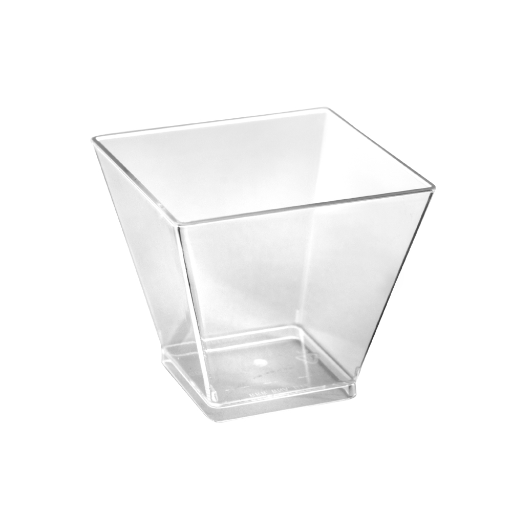 Wna Petites Polystyrene Clear Square Tasting Glass, 1.75 Ounce -- 320 Per Case