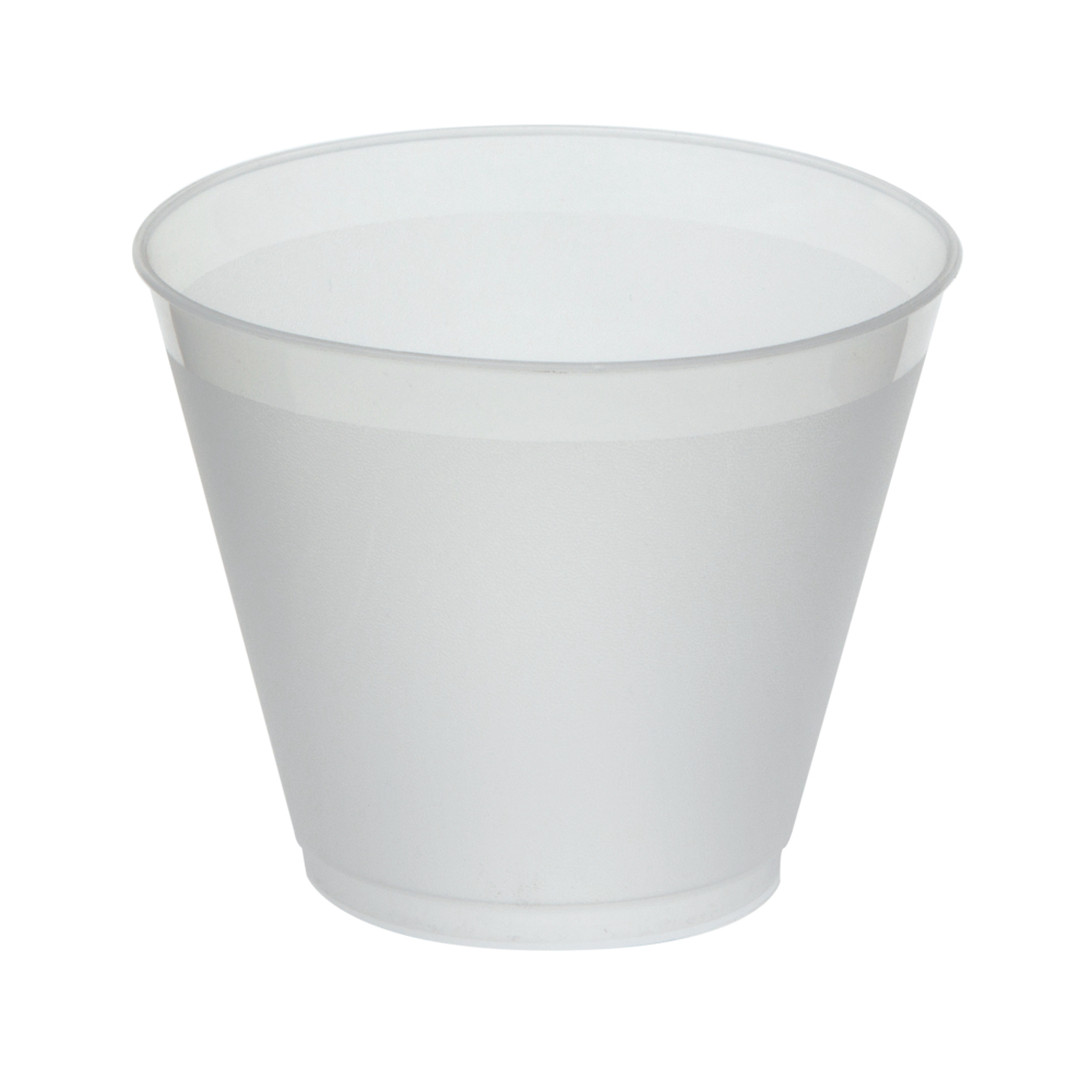 Wna Frostflex Squat Frosted Clear Tumbler, 8.75 Ounce -- 500 Per Case
