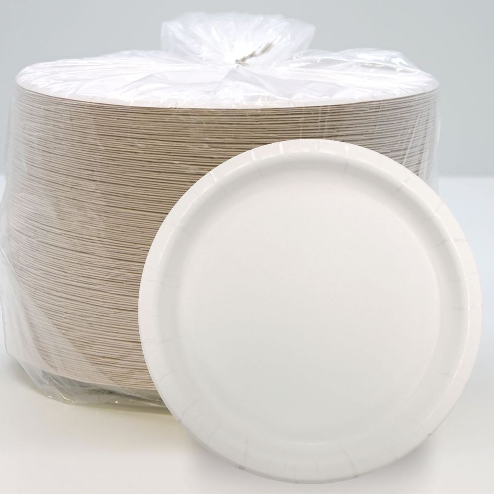 Aspen Ultra 20 Pt White Coated Paper Plate, 8.5 Inch -- 250 Per Case