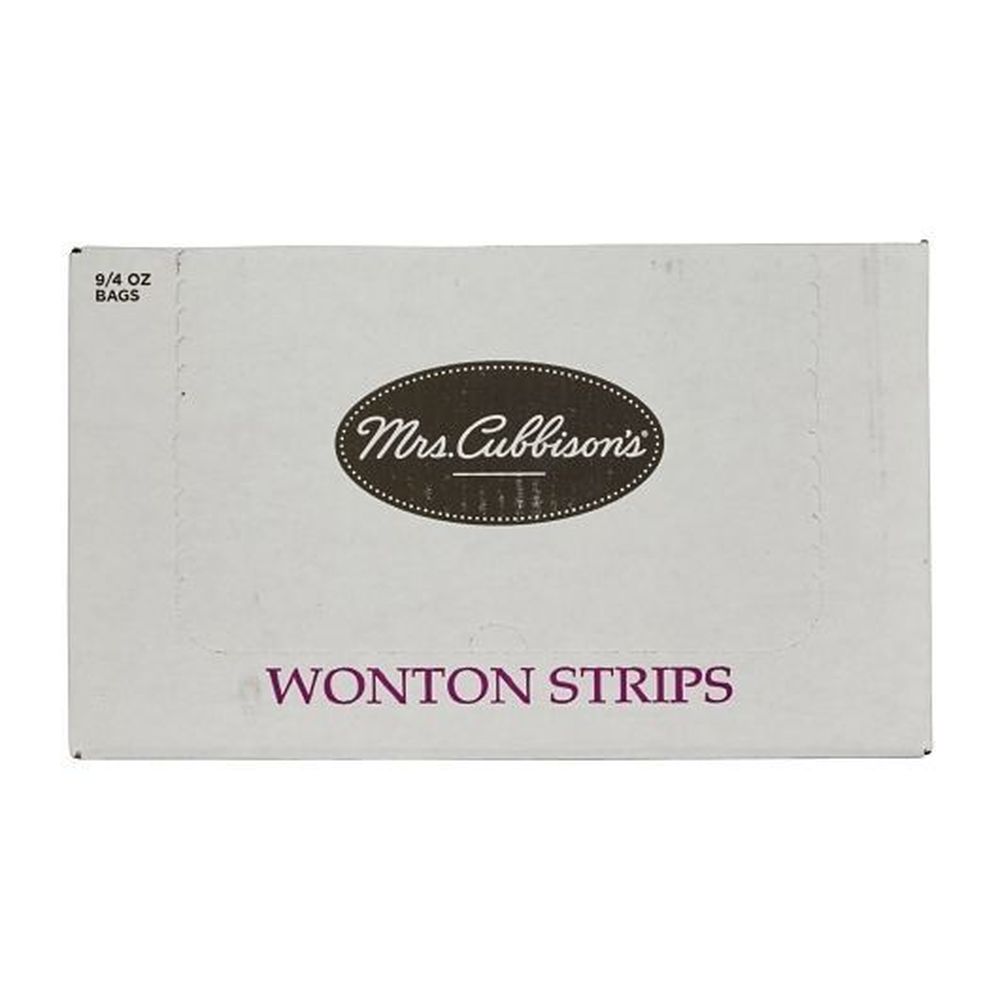 Mrs. Cubbisons Authentic Wonton Strips, 4 Ounce Bag -- 9 per