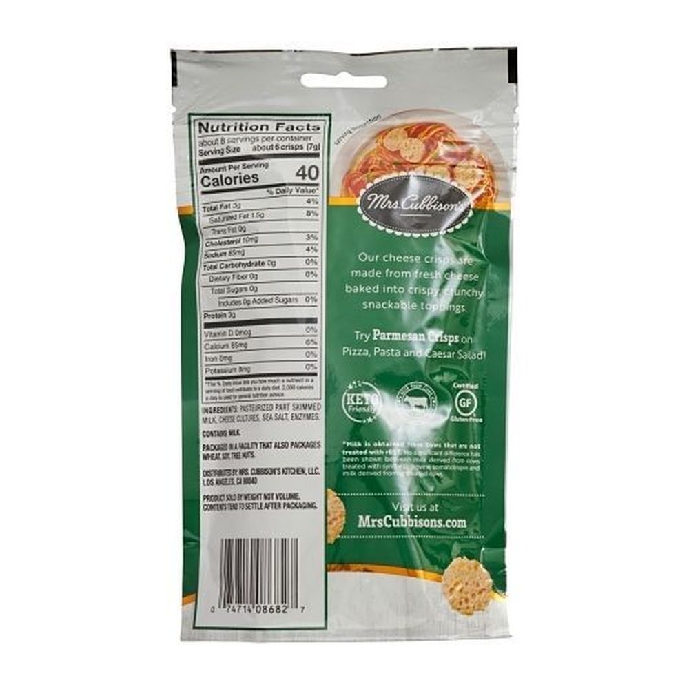 Mrs. Cubbison's Parmesan Cheese Crisp, 1.98 Ounce -- 9 Per Case