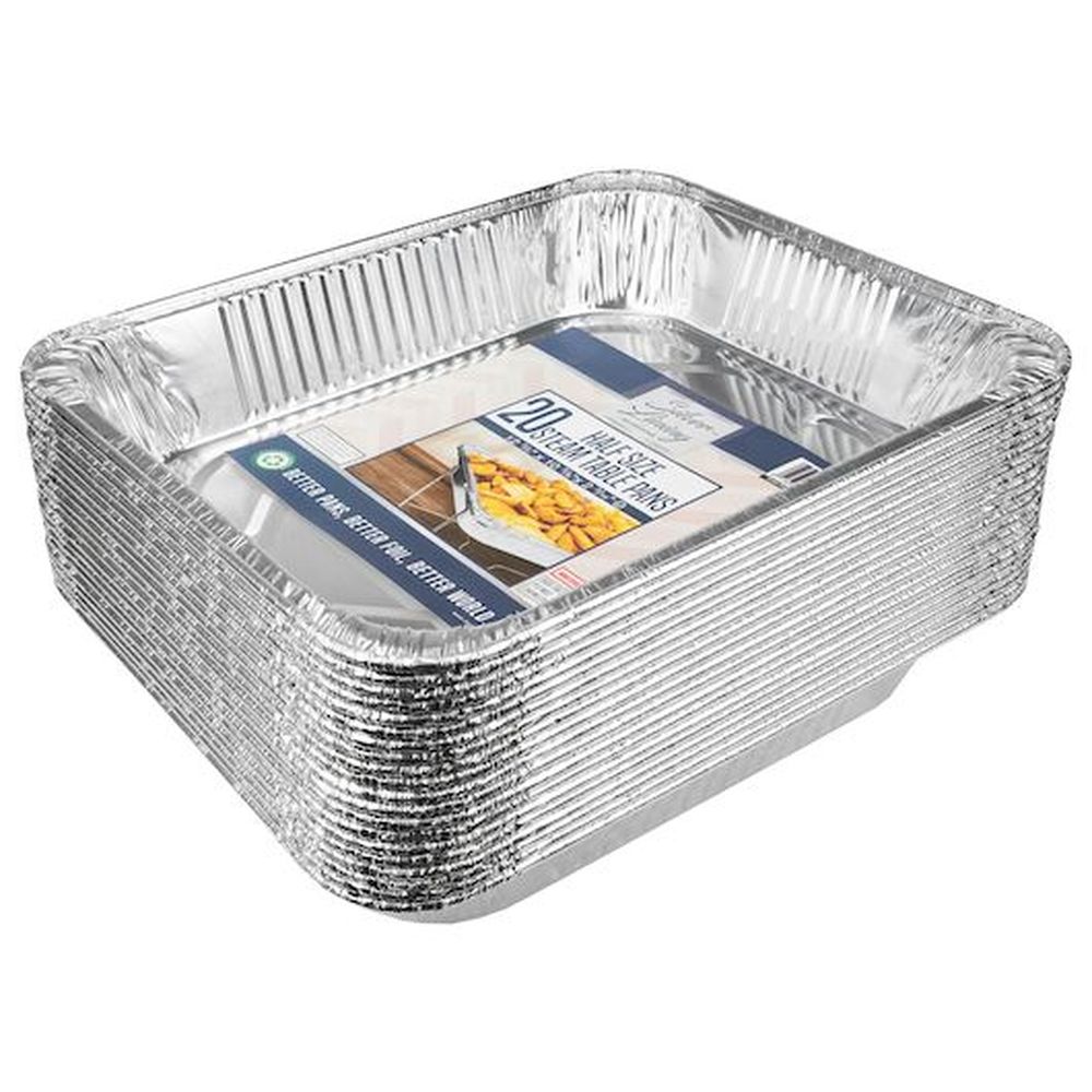 Durable Packaging Half Size Medium Steam Table Pan, 20 count - 5 per case