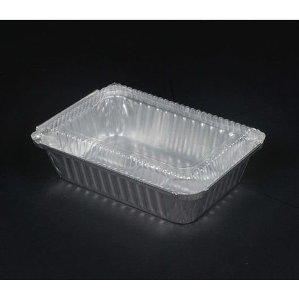 Durable Packaging Clear Plastic Dome Lid for 4-Pound Oblong Aluminum Pan, 250 count