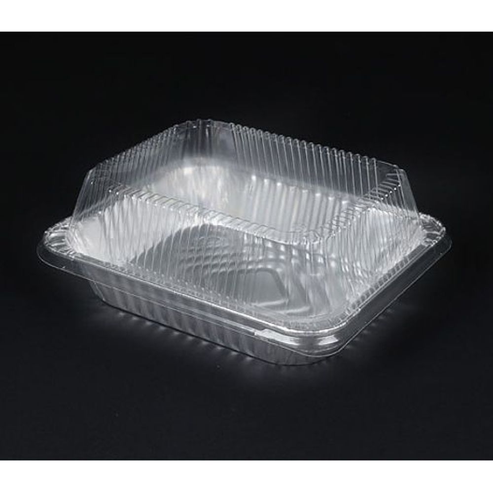 Durable Packaging Clear Plastic Dome Lid for Halt Size Deep Steam Table Pan, 100 count
