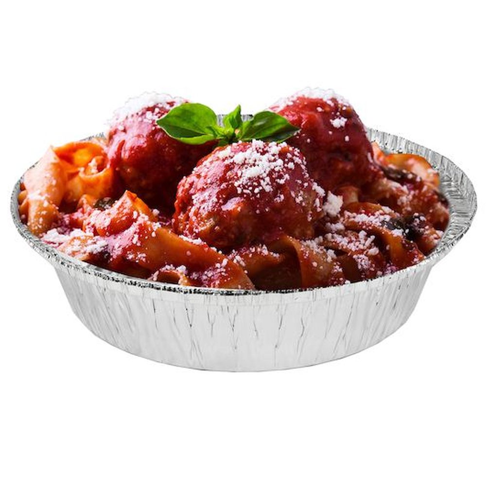 Durable Packaging Round Aluminum Container, 7 Inch -- 500 Per Case
