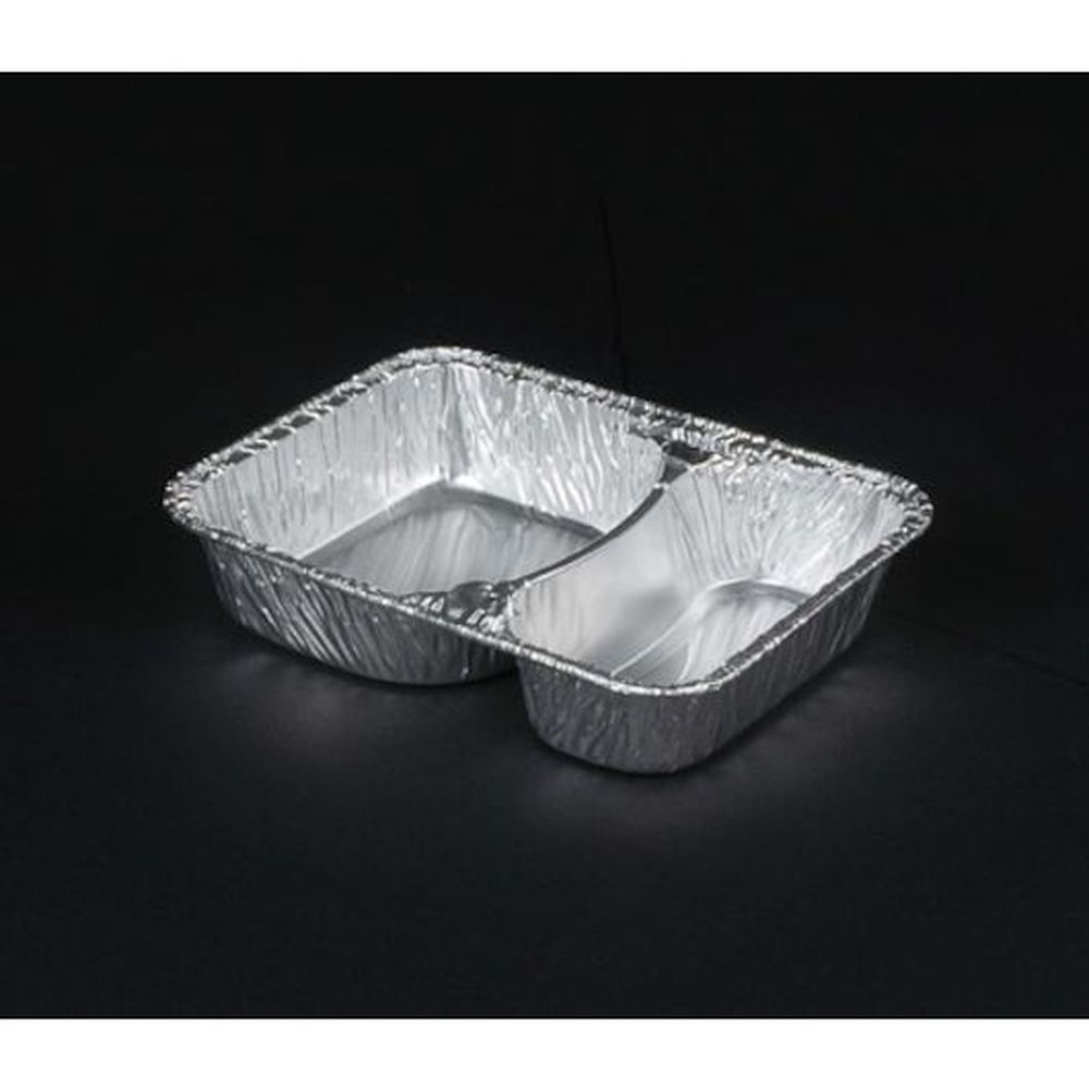 Durable Packaging Aluminum Hamburger Tray -- 1000 Per Case