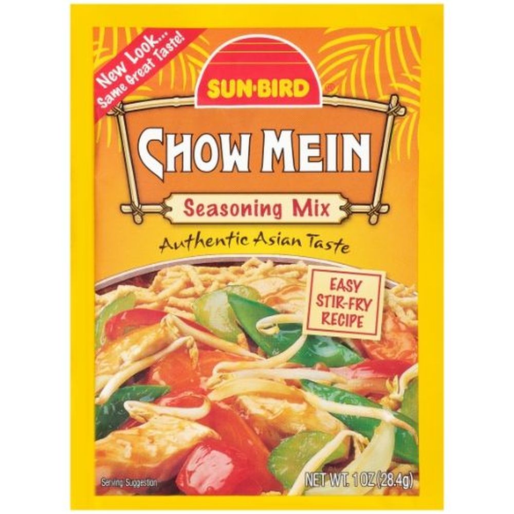 Sun-bird Chow Mein Seasoning Mix, 1 Ounce -- 24 Per Case