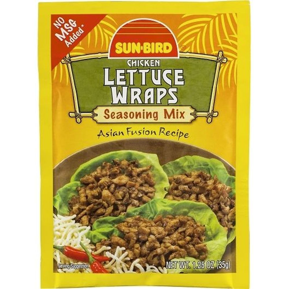 Sun-bird Lettuce Wraps Seasoning Mix, 1.25 Ounce -- 24 Per Case