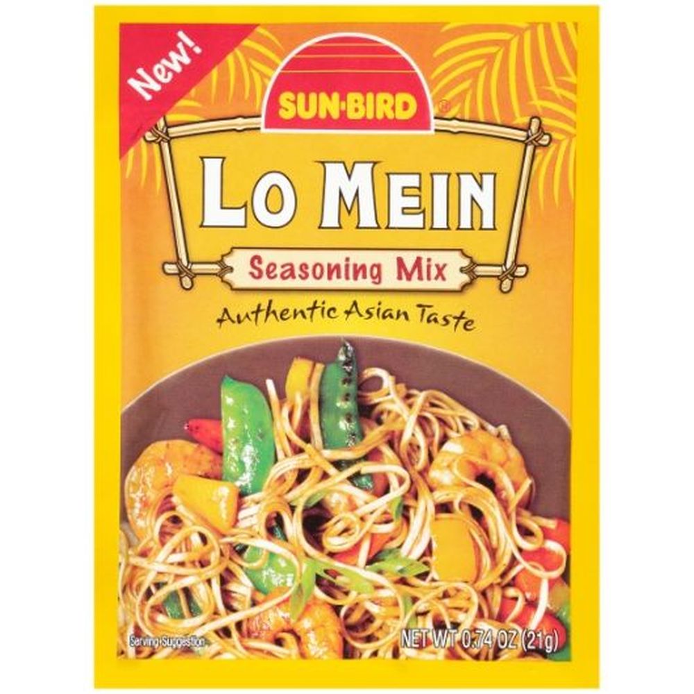 Sun-bird Lo Mein Seasoning Mix, 0.74 Ounce -- 24 Per Case