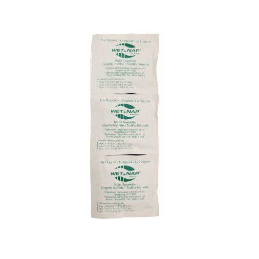 Sani Professional Nice Pak White Individually Packaged Polybagged Hand Wipes, 5 X 8 Inch, 100 Count -- 10 Per Case