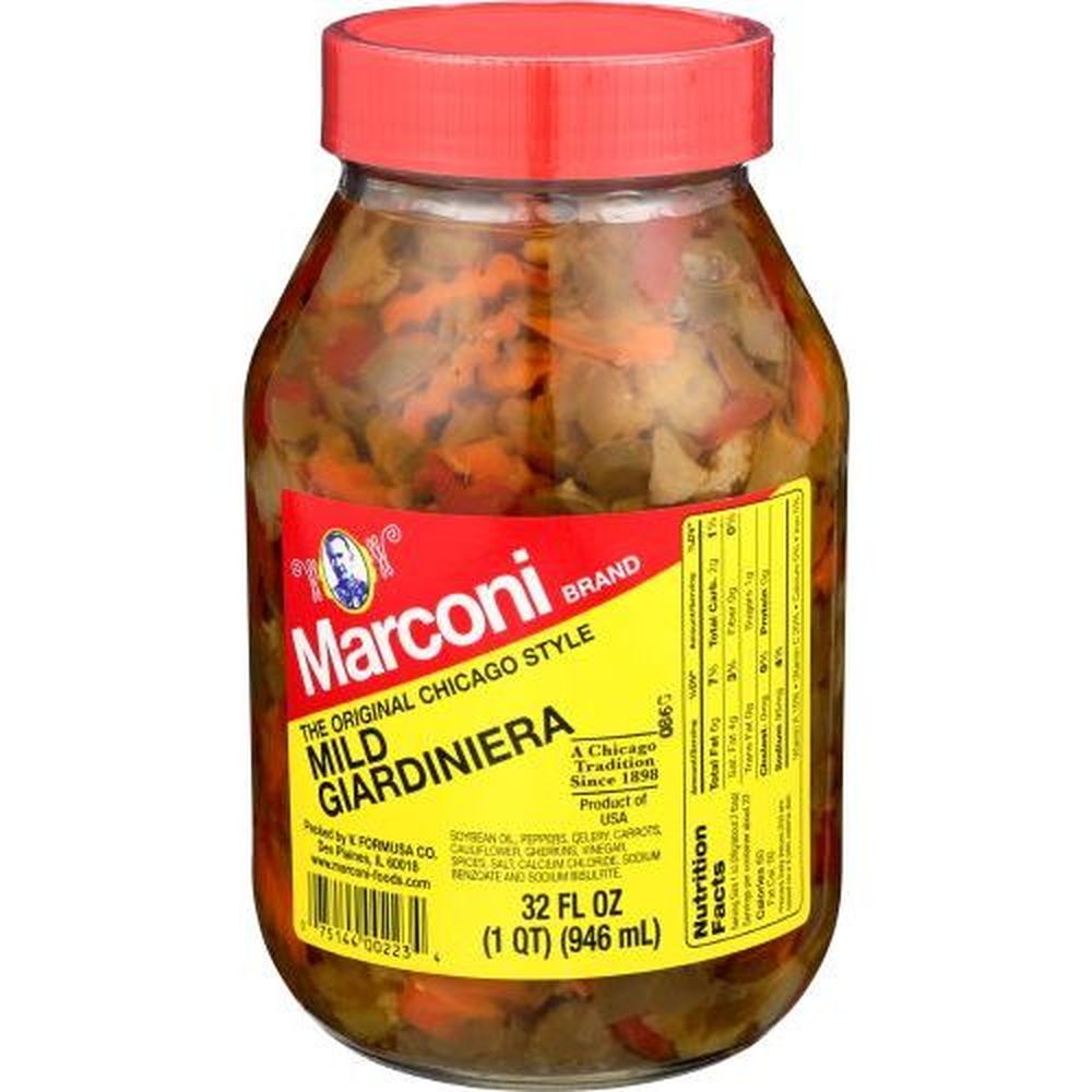 Marconi Mild Giardiniera, 32 Ounce -- 12 Per Case