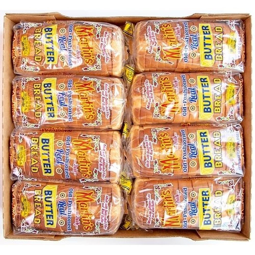 Martin's Old-fashioned Real Butter Bread, 16 Count -- 8 Per Case