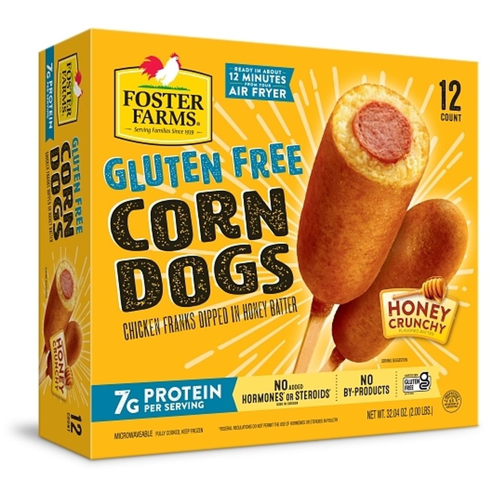 Foster Farms Gluten-Free Chicken Corn Dog, 12 count -- per case