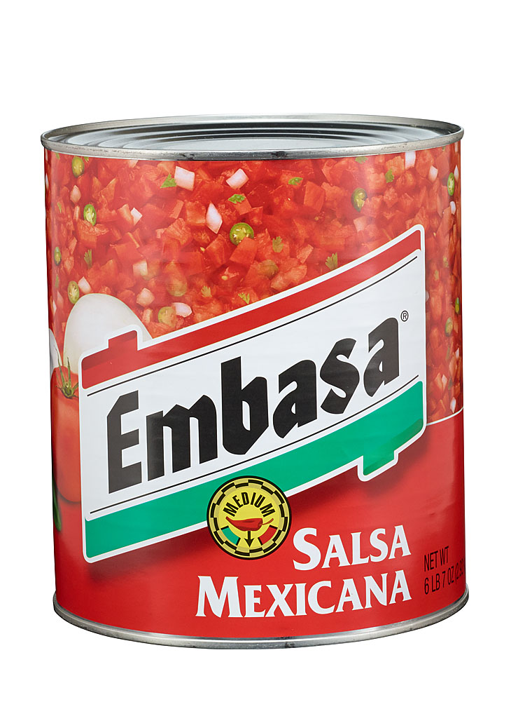 Embasa Mexican Medium Salsa Can, 10 Can -- 6 Per Case
