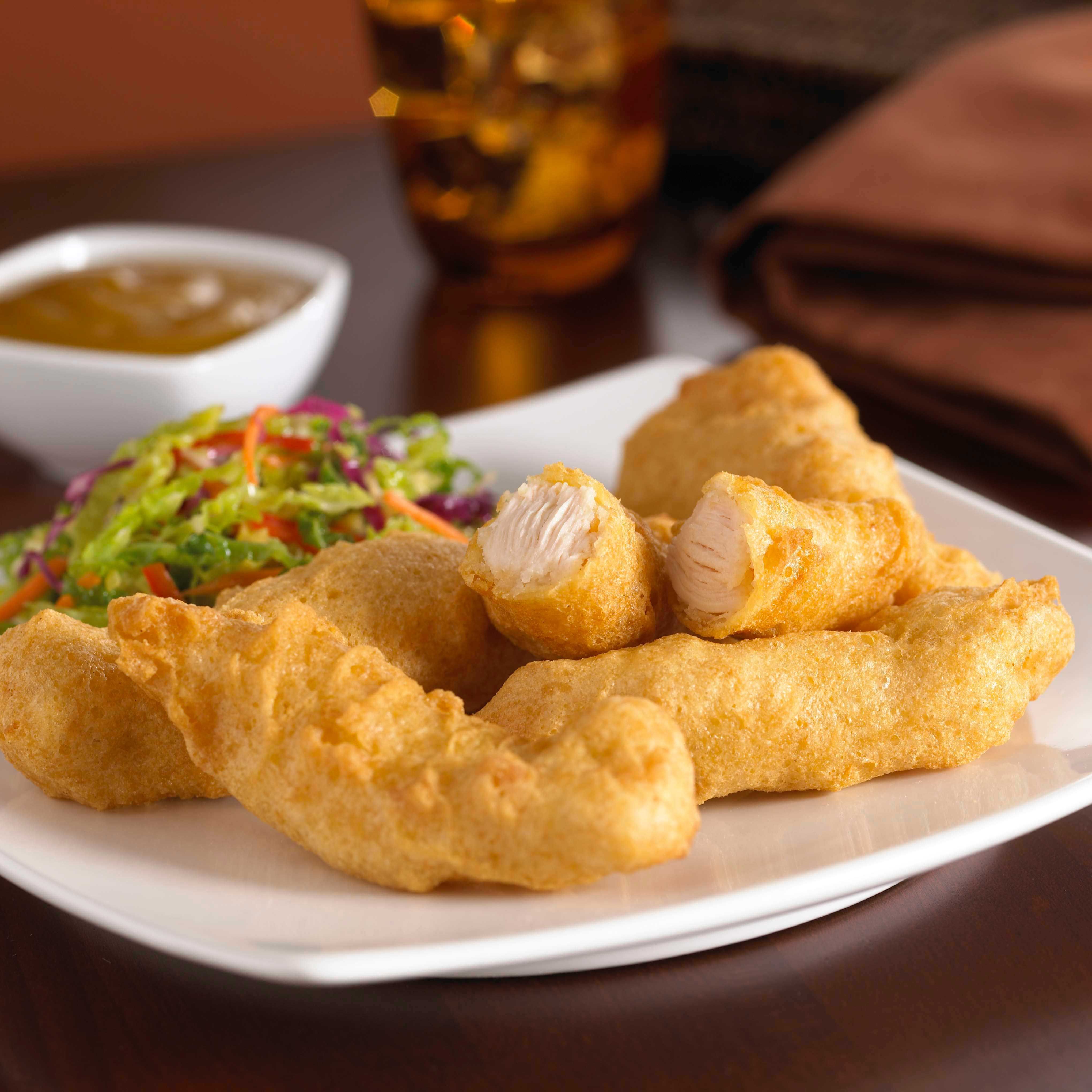 Pierce Chicken Tempura Battered Chicken Strips, 5 Pound -- 2 Per Case