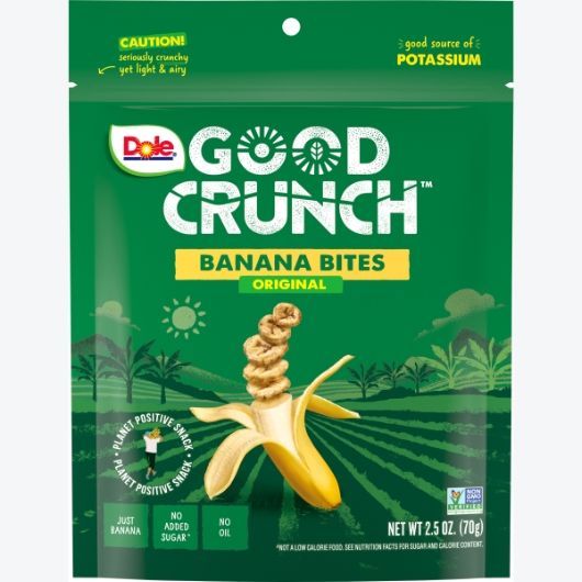 Healthy Snacks Original Dried Banana Bites, 2.499 Ounce -- 6 Per Case