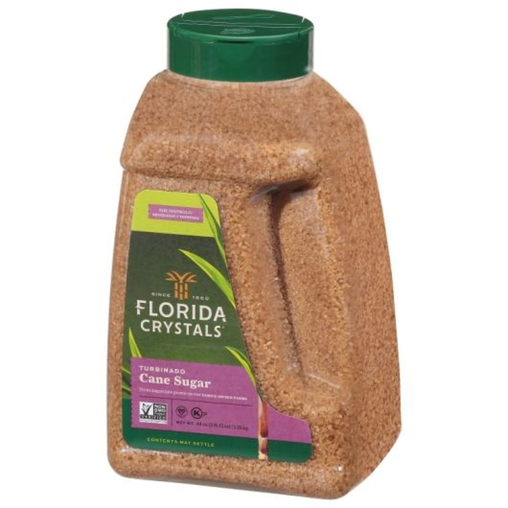 Florida Crystals Turbinado Cane Sugar, 44 Ounce -- 6 Per Case