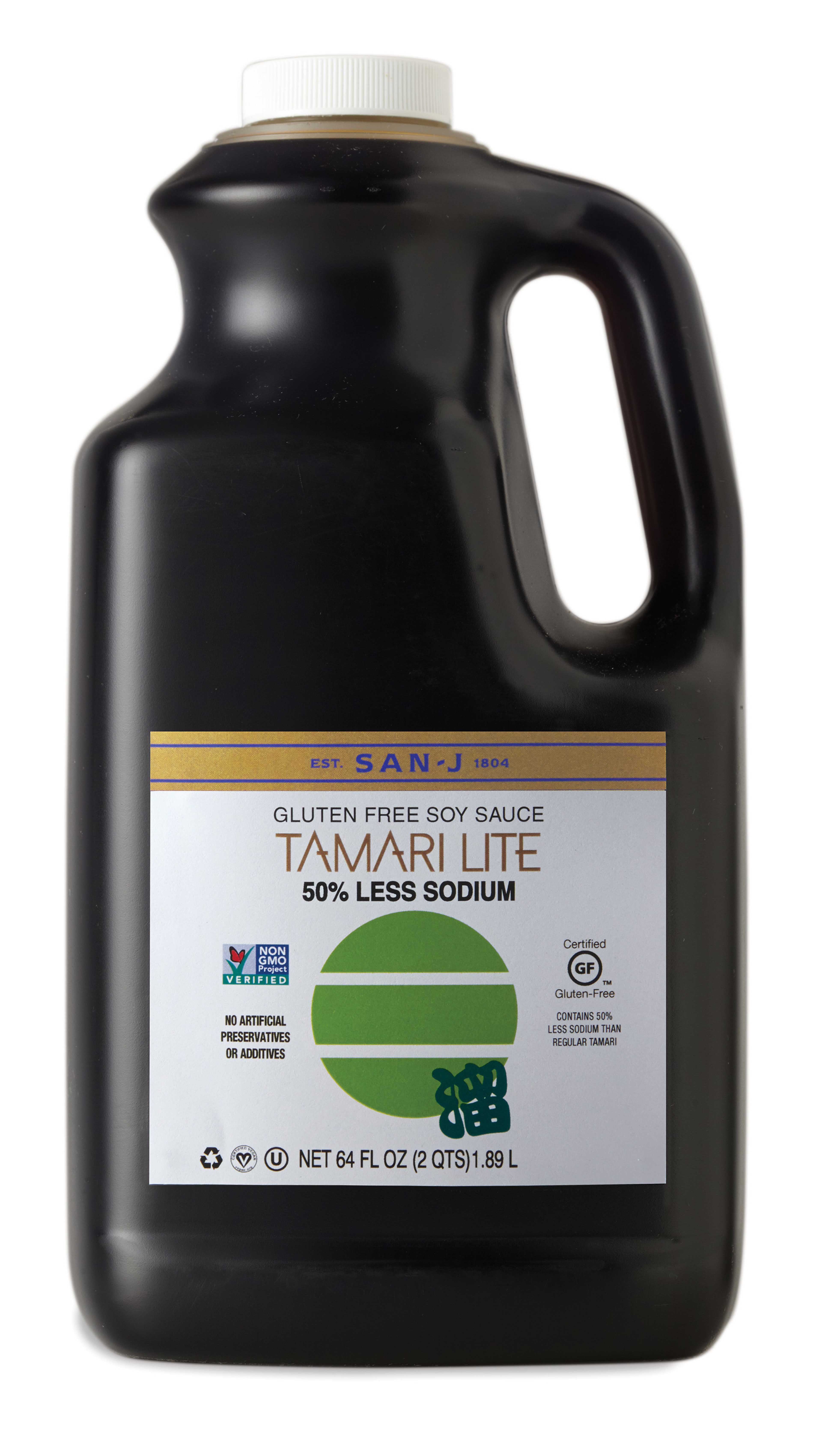 San-j Tamari Lite Soy Sauce, 64 Fluid Ounce -- 6 Per Case