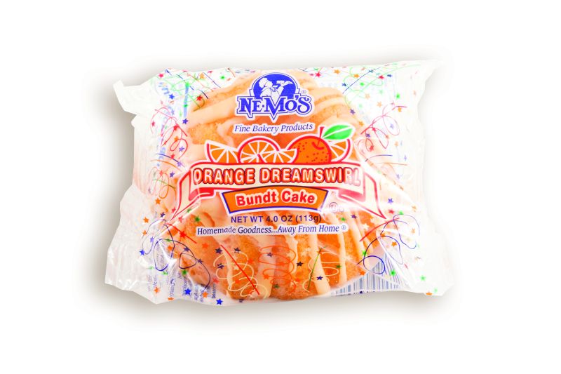 Ne-mo's Orange Dreamswirl Bundt Cake, 4.25 Ounce -- 12 Per Case