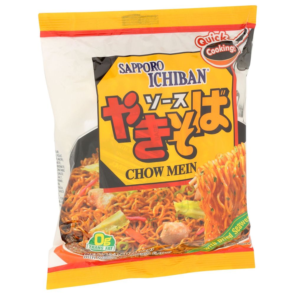 Sapporo Ichiban Chowmein Noodles, 3.6 Ounce -- 24 Per Case