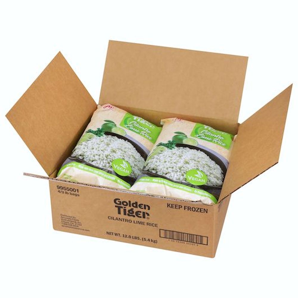 Golden Tiger Cilantro Lime Rice, Sample, 3 Pound -- 4 Per Case