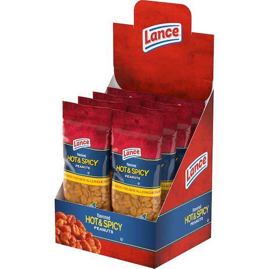 Lance Hot and Spicy Peanuts - Snack Pack | FoodServiceDirect Lance Hot and Spicy Peanuts - Snack Pack | FoodServiceDirect