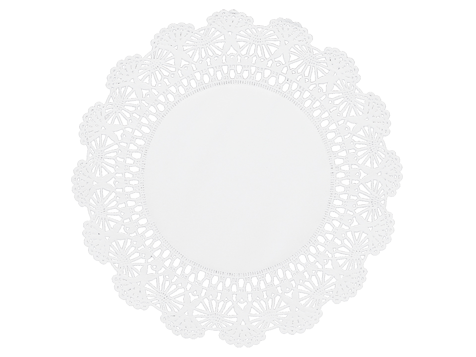 Brooklace White Cambridge Paper Doily, 5 Inch -- 10000 Per Case