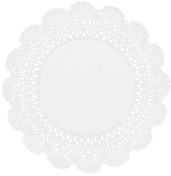 Brooklace White Cambridge Paper Doily, 6 Inch -- 10000 Per Case