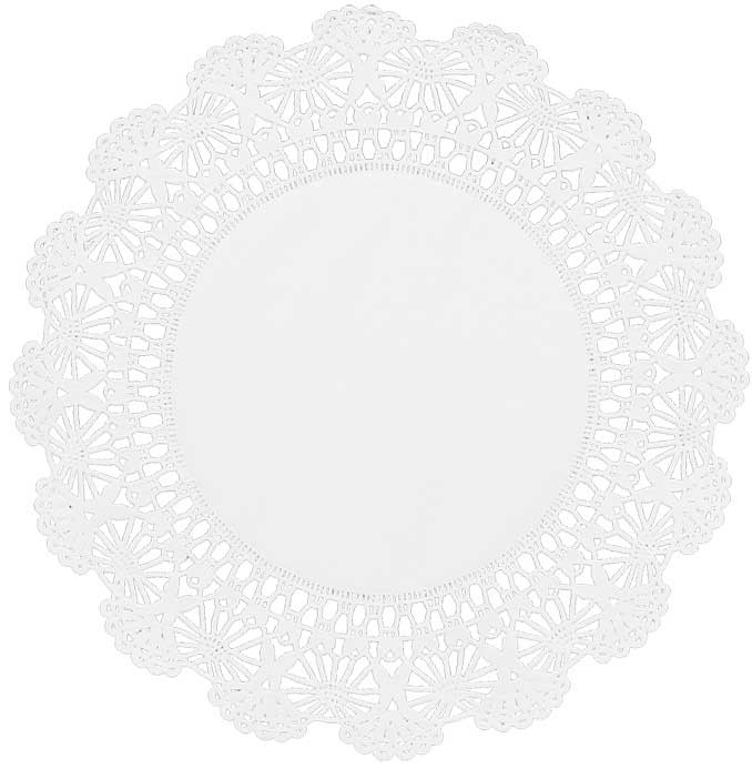Brooklace White Cambridge Paper Doily, 8 Inch -- 6000 Per Case