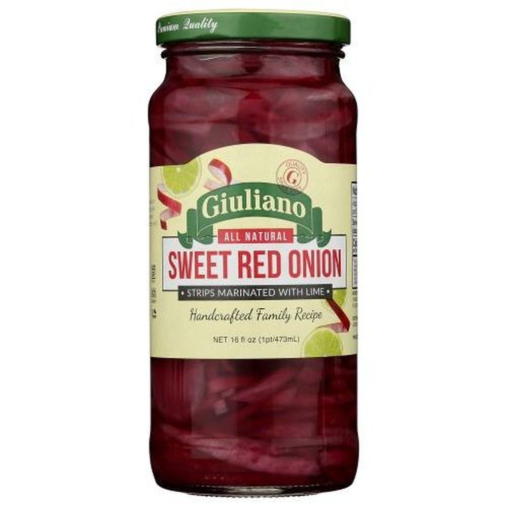 Giuliano Sweet Red Onion Strips, 16 Ounce -- 6 Per Case