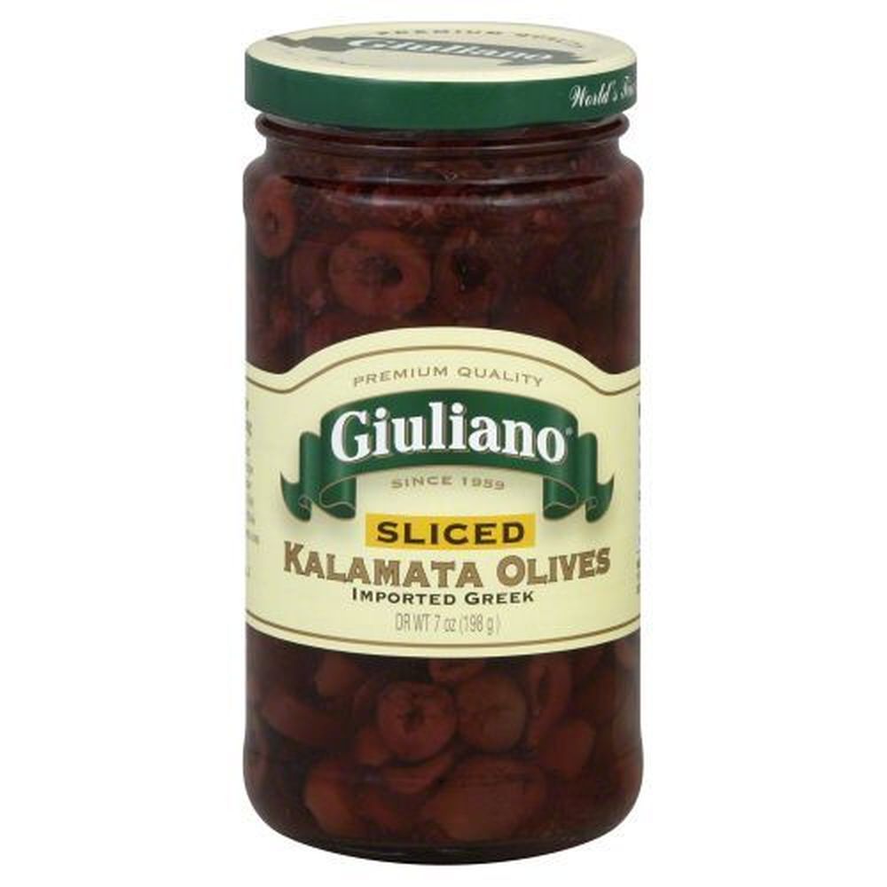 Giuliano Sliced Kalamata Olives, 6.5 Ounce -- 6 Per Case