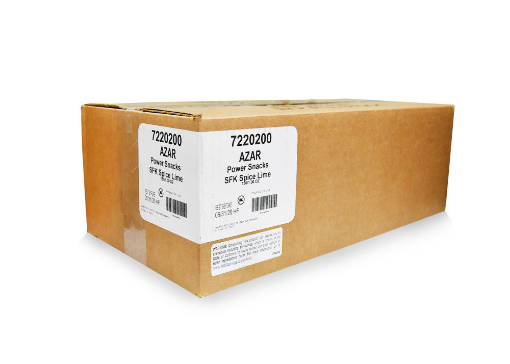 Azar Nut Spicy Lime Sunflower Kernal Power Snack, 1 Ounce -- 150