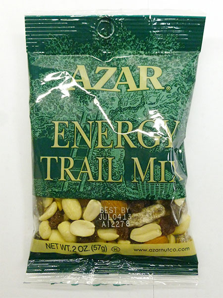 Azar Nut Energy Trail Mix, 2 Ounce -- 48 per case