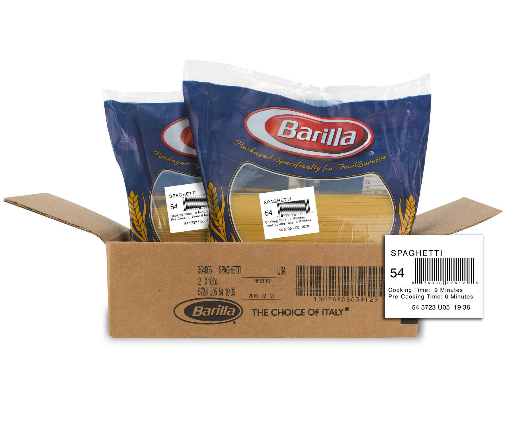 Barilla Spaghetti Pasta, 10 Pound -- 2 Per Case