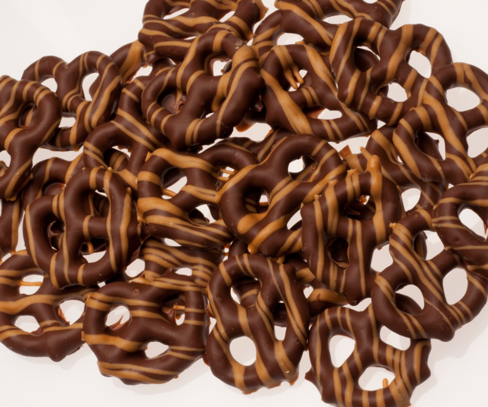 Palmer Peanut Butter Swirl Pretzel Candy.