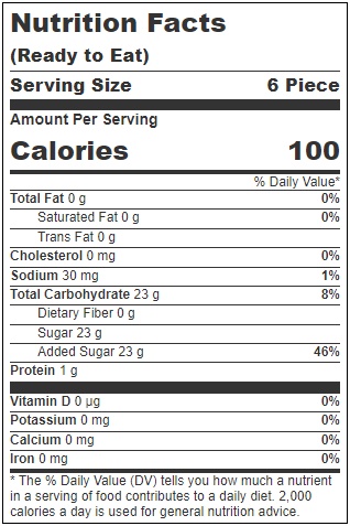 Palmer Gummi Bananas Candy, Peg Bag, 3.25 Ounce -- 8 Per Case