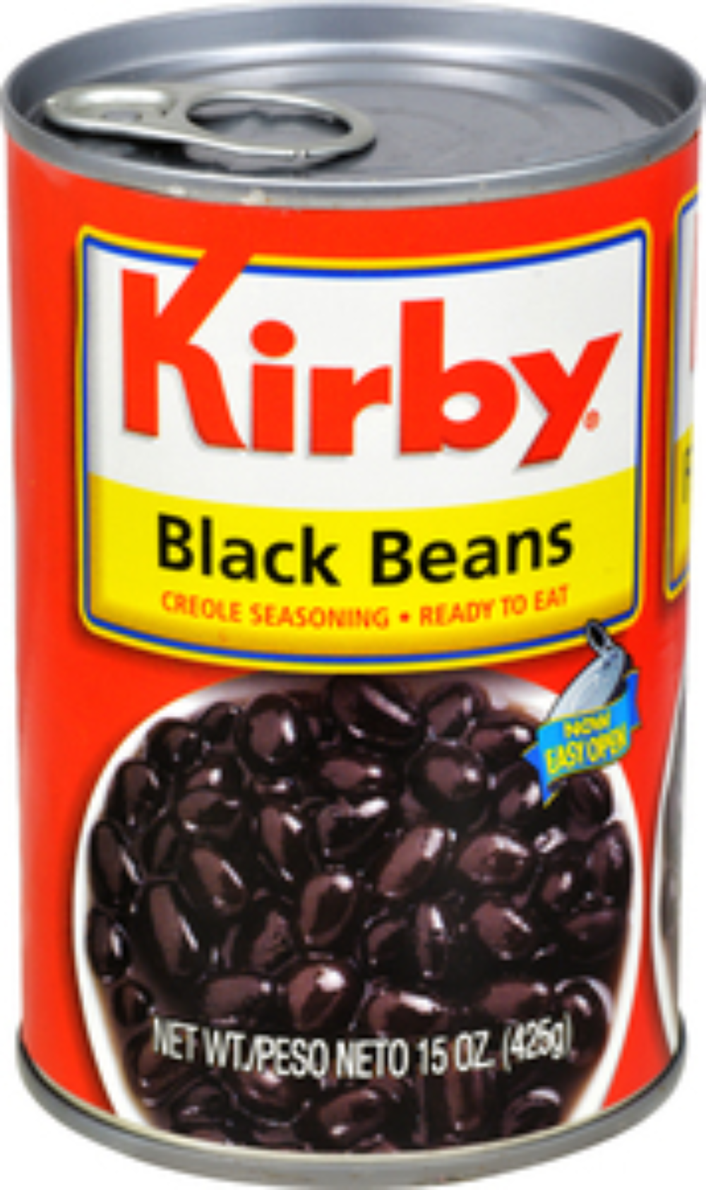 Kirby Black Beans - 15 oz. can, 24 cans per case.