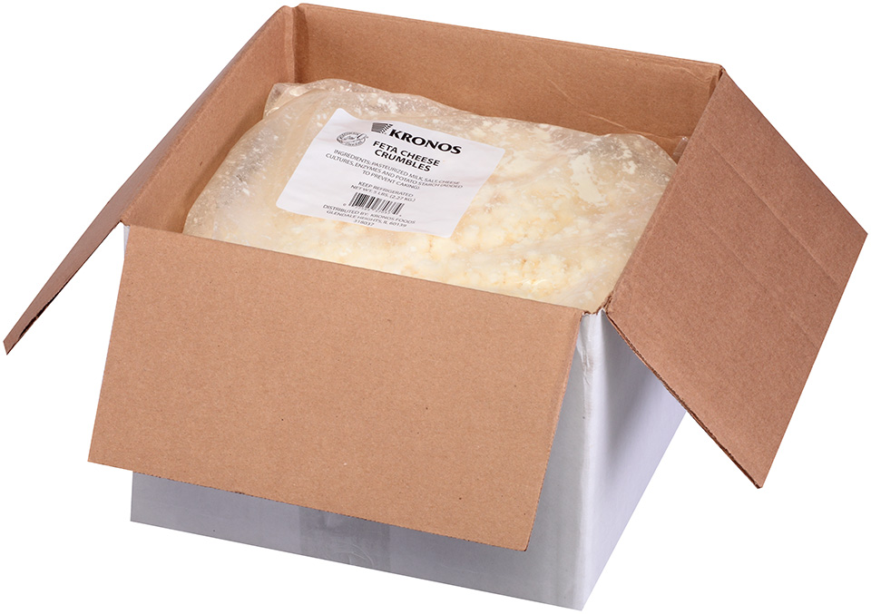 Mediterranean Specialties Classic Crumble Feta Cheese, 5 Pound -- 2 Per Case